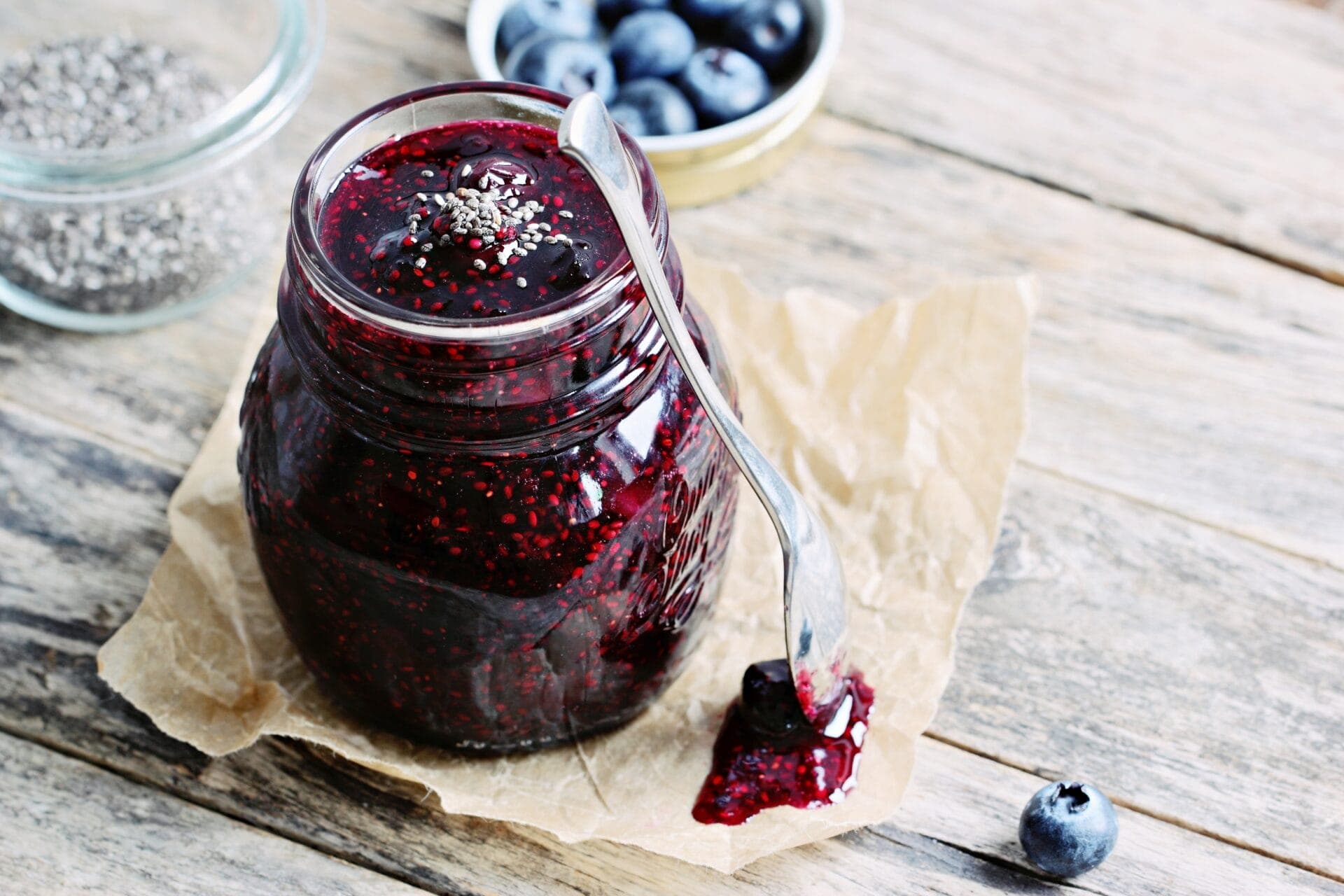 Chia Seed Blueberry Jam