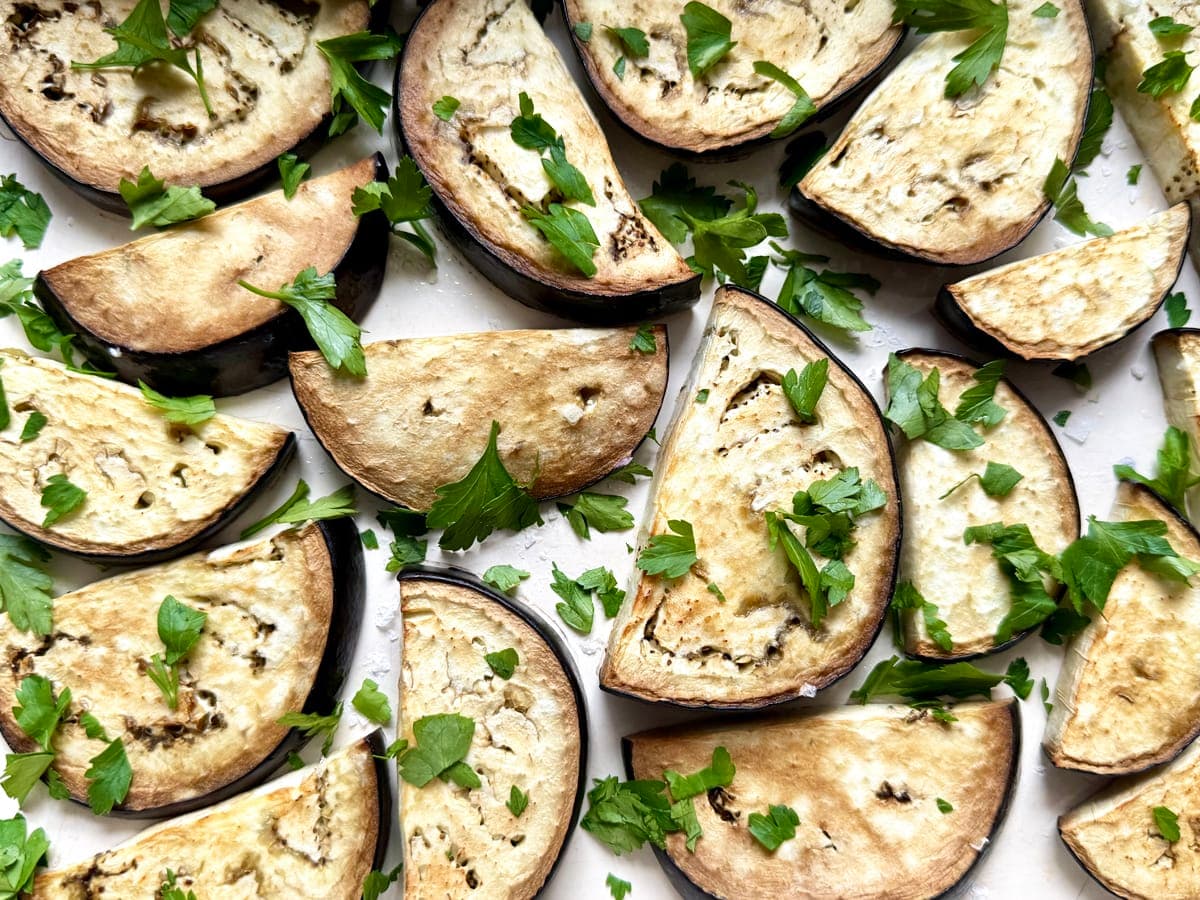 Baked Eggplant Slices