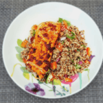 Harissa Salmon &#038; Quinoa Taboulé