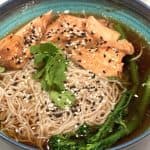 Salmon and Broccolini Ramen